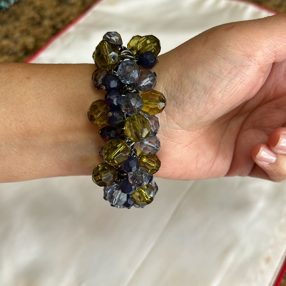 Beautiful blue and green bracelet.